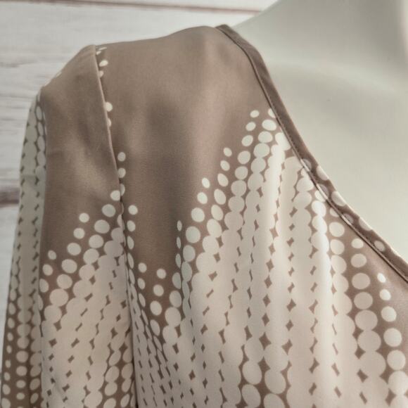 Guess by Marciano Polkadot Print Loose Fit 3/4 sleeve dress belted sz XS - Picture 5 of 6